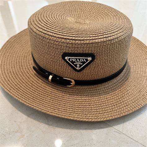 prada beanie replica|prada straw hat.